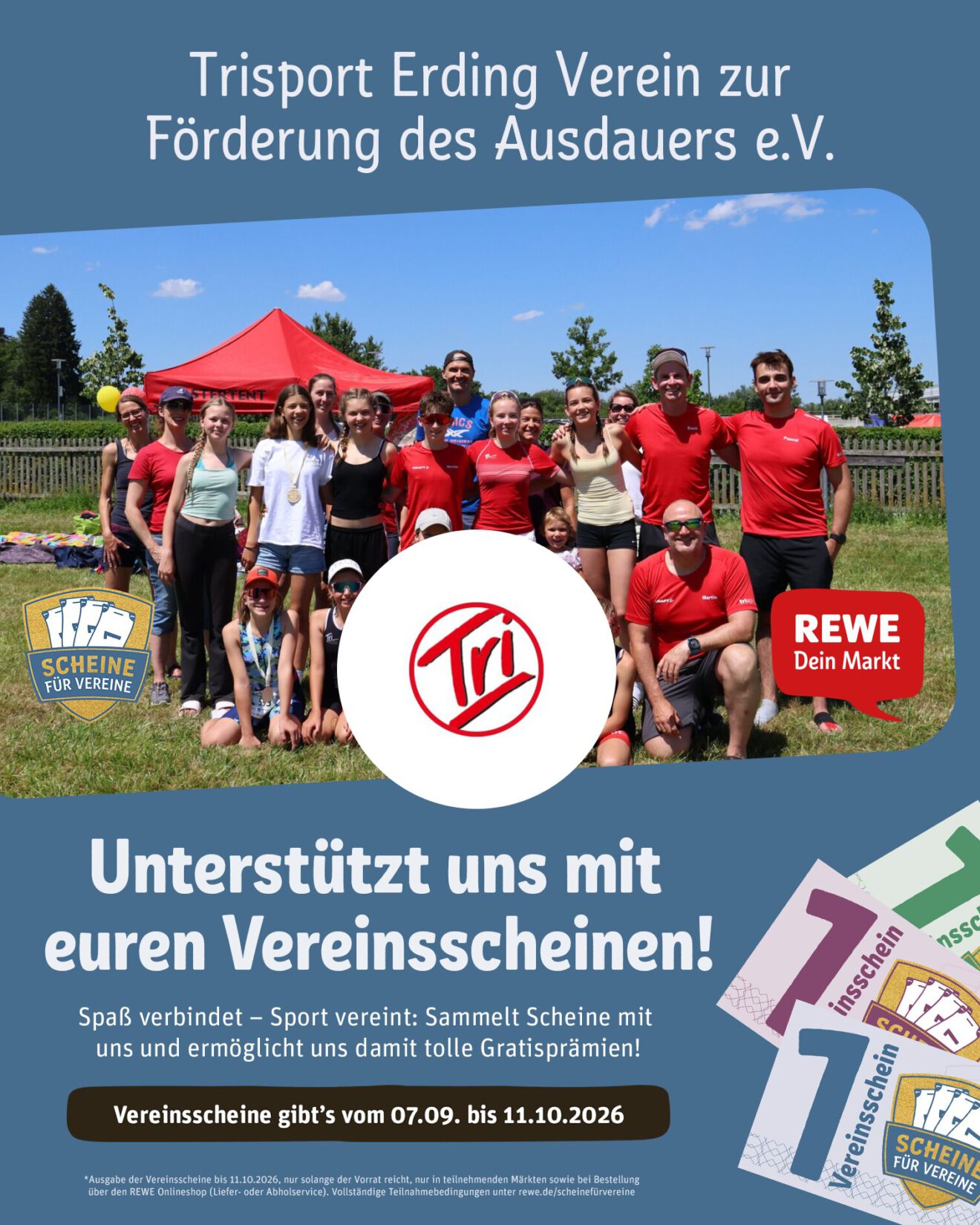Scheine für Trisport